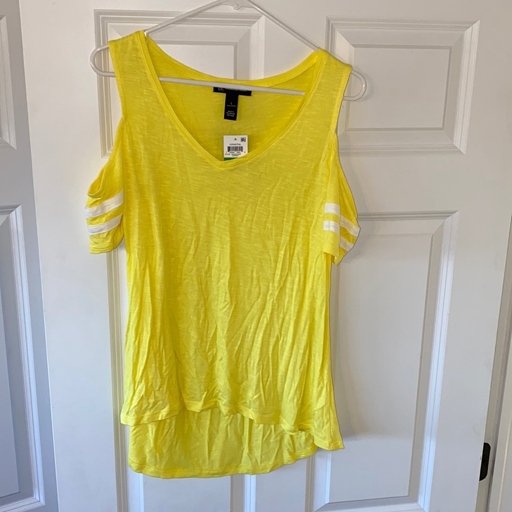 INC Cold Shoulder top. NWT